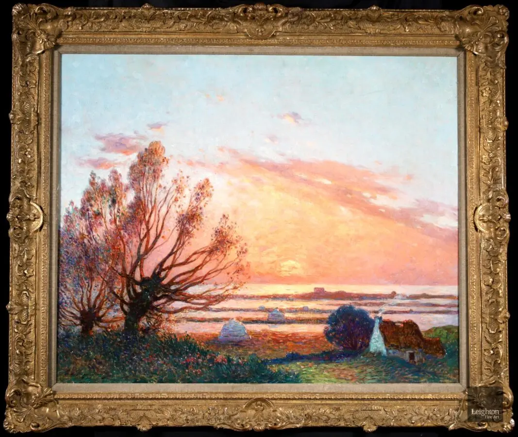 Sunset near Kervaudu - Buy Fine Paintings Online