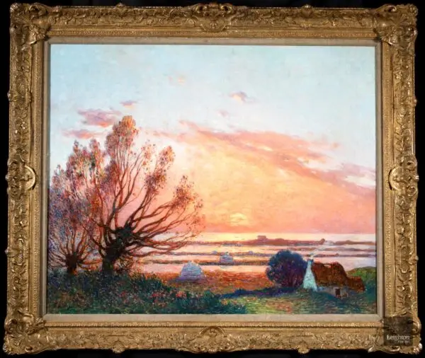 Sunset near Kervaudu - Buy Fine Paintings Online