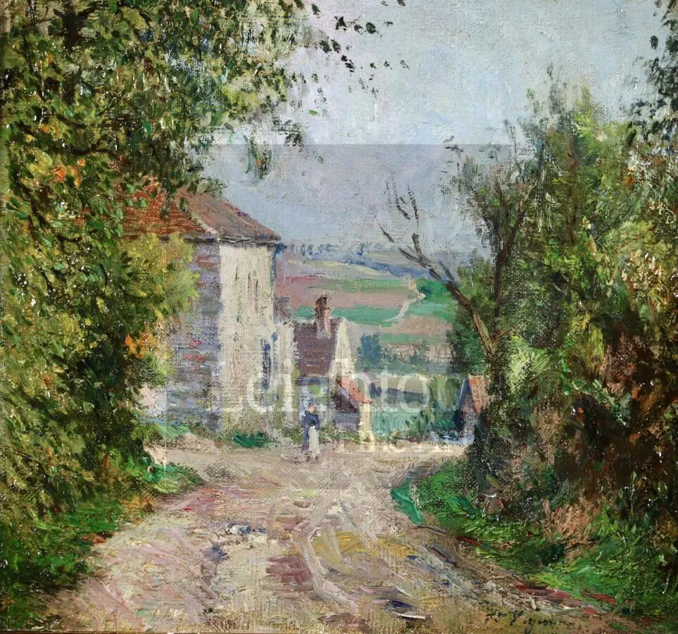 Promenade a Auvers-Sur-Oise - Buy Fine Paintings Online