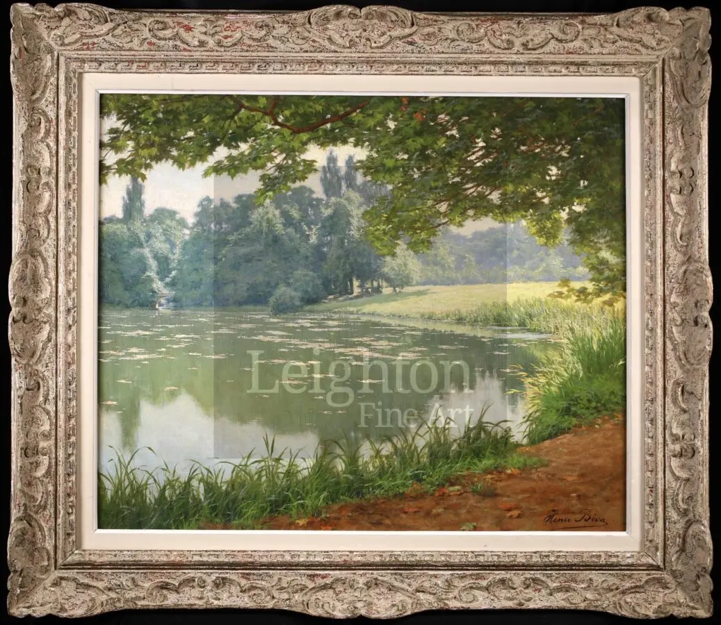 Water Lilies on a Lake - Buy Fine Paintings Online
