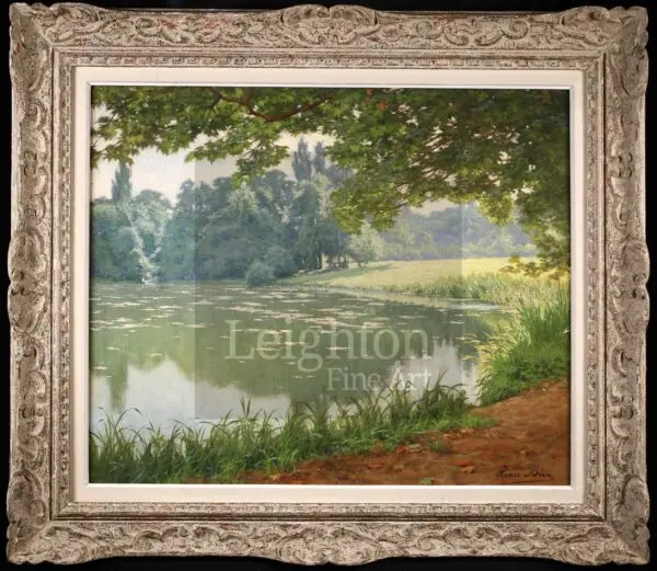 Water Lilies on a Lake - Buy Fine Paintings Online