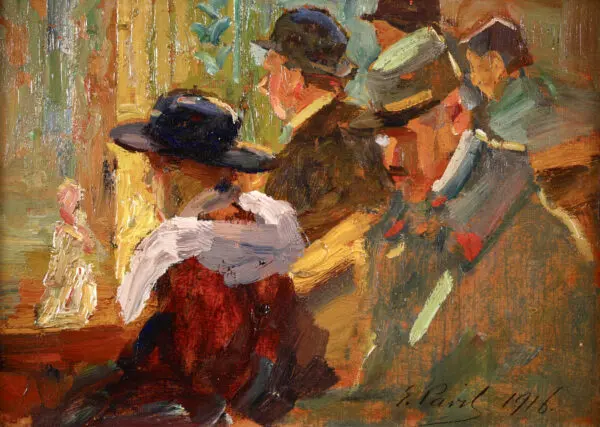 Une Loge a Montmartre - Buy Fine Paintings Online