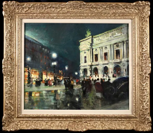 Evening – Place de L’Opera - Buy Fine Paintings Online