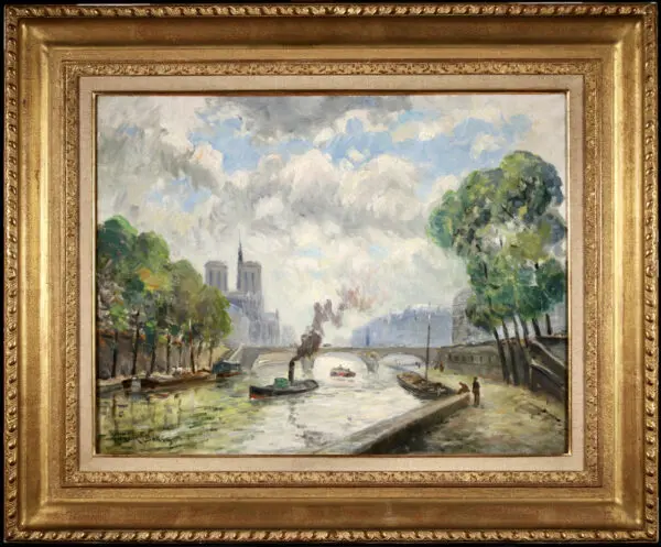 Notre Dame et la Seine - Buy Fine Paintings Online
