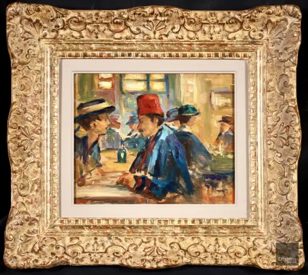 Romance au cafe – Morocco - Buy Fine Paintings Online