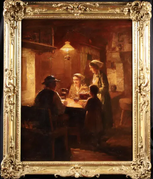 Le souper en famille - Buy Fine Paintings Online