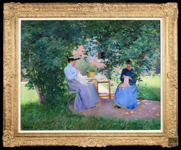 Deux couseuses – Cagnes - Buy Fine Paintings Online