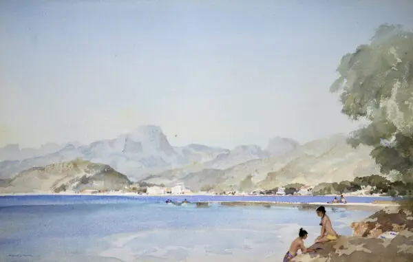 Bathers – Pollensa Bay – Mallorca - Buy Fine Paintings Online
