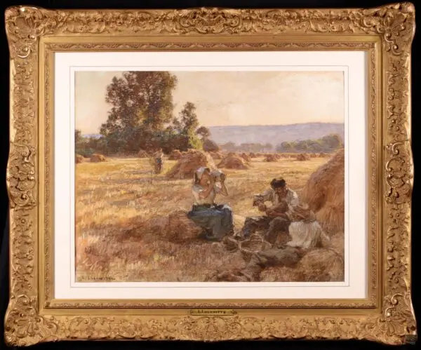 Le Goûter des moissonneurs - Buy Fine Paintings Online
