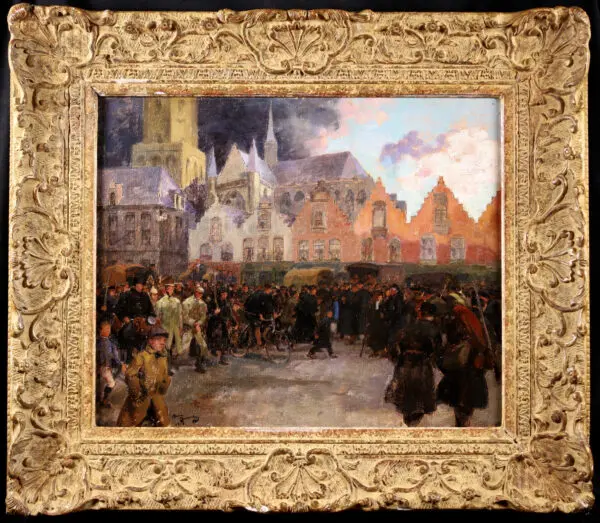 Off to the Front – Ypres – 1915 - Buy Fine Paintings Online