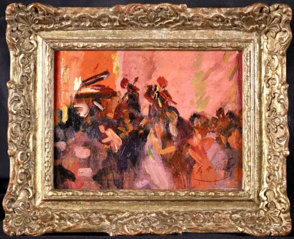 Bal a Montmartre (eclairage rouge) - Buy Fine Paintings Online