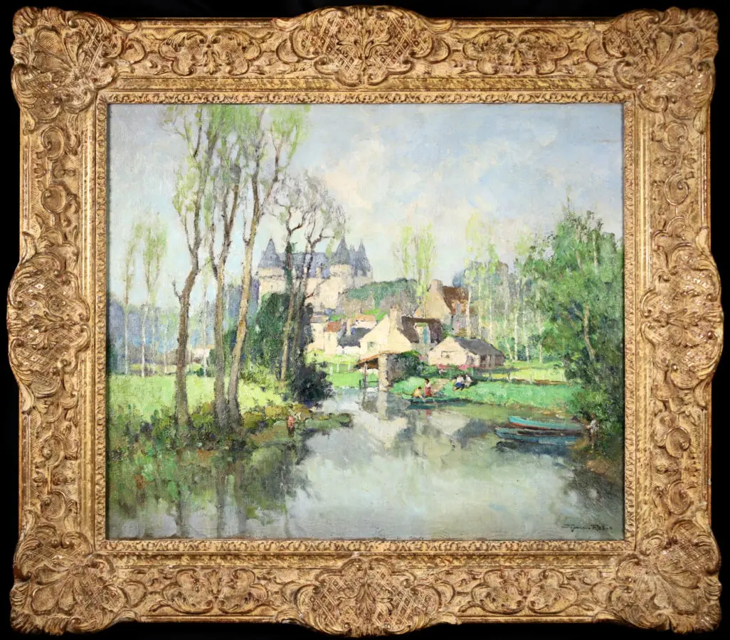 Pêcheurs sur la rivière - Buy Fine Paintings Online