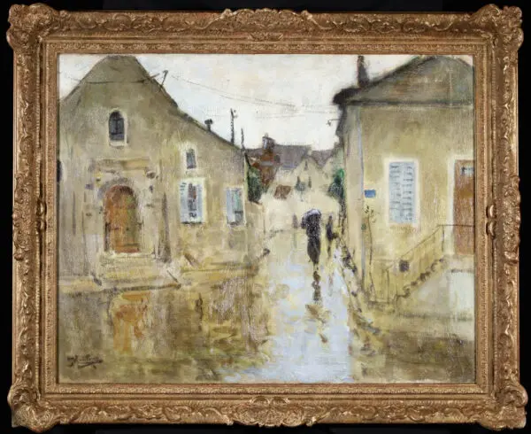 Saint Mammes – Jour de Pluie - Buy Fine Paintings Online