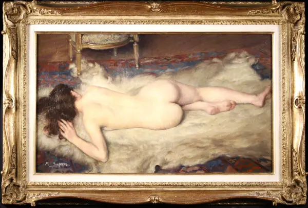 Nu sur peau de bete - Buy Fine Paintings Online