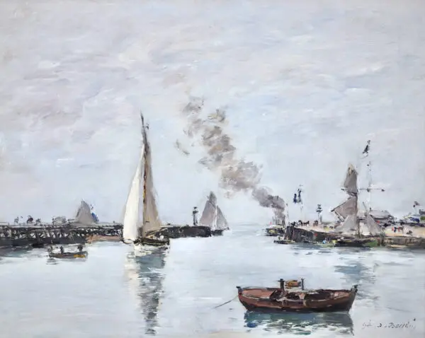 Trouville – Maree Haute - Buy Fine Paintings Online