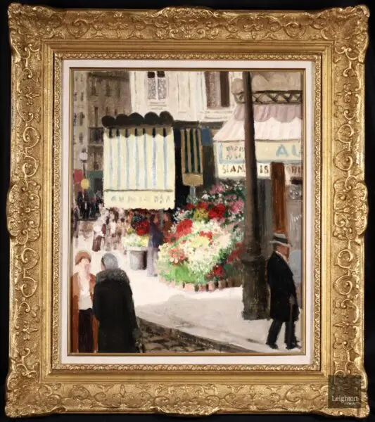 Flower Sellers – Paris - Buy Fine Paintings Online