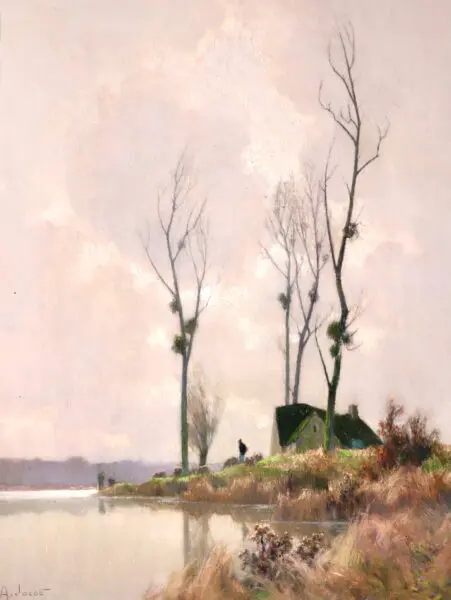 Les moutons de la ferme – Asnieres - Buy Fine Paintings Online