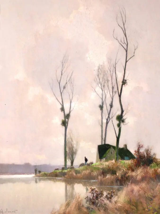 Les moutons de la ferme – Asnieres - Buy Fine Paintings Online