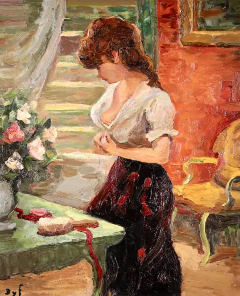 Le Salon Rouge - Buy Fine Paintings Online