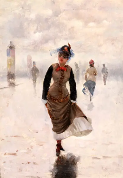 Femme se retroussant - Buy Fine Paintings Online