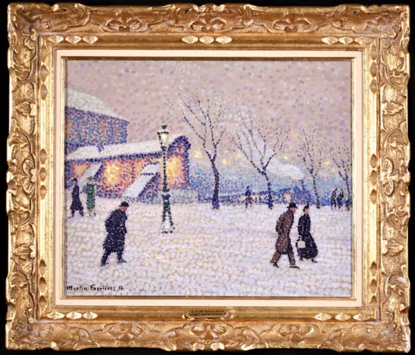 Hiver – La Gare de Sceaux - Buy Fine Paintings Online