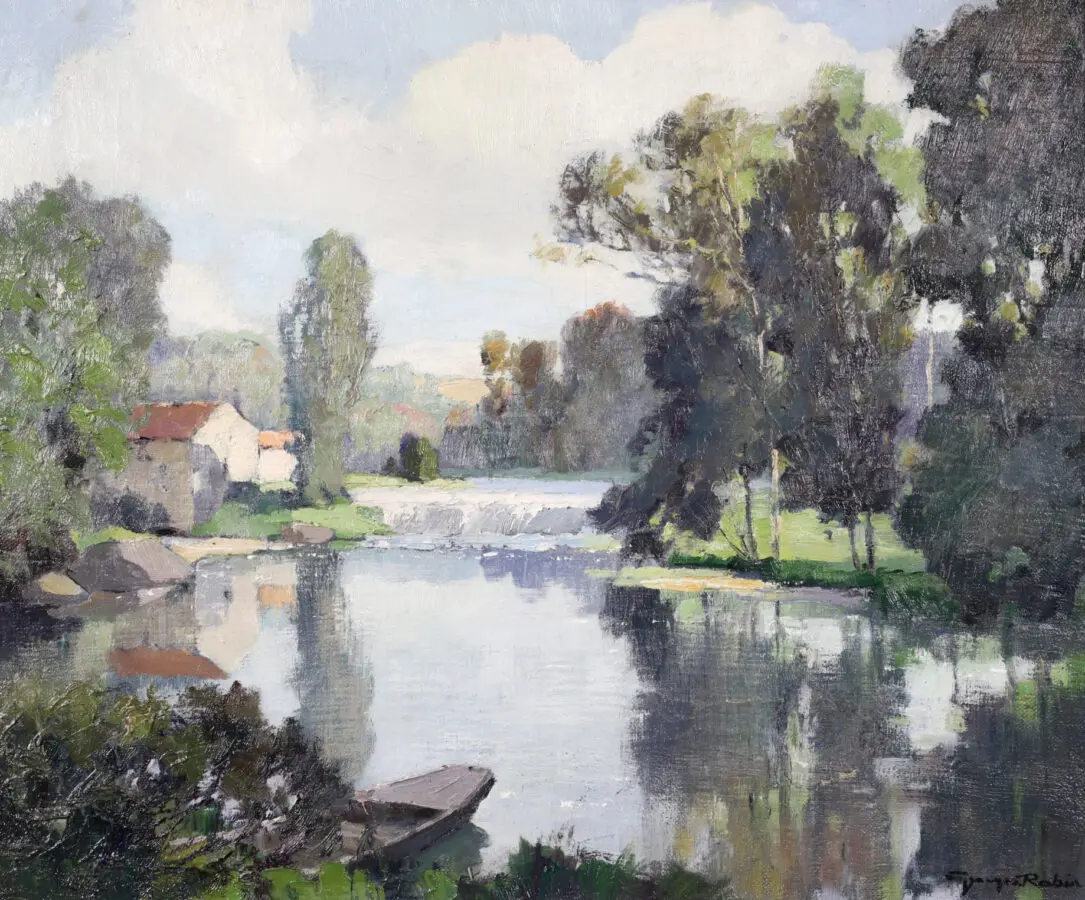 La Seine Nantaise a Clisson - Buy Fine Paintings Online