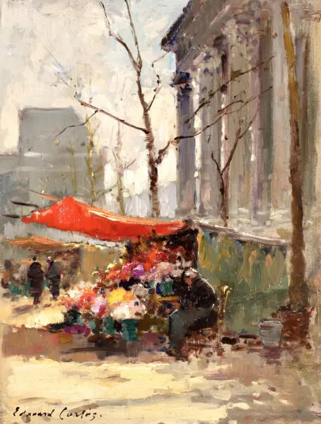 Marchande de fleurs – Madeleine – Paris - Buy Fine Paintings Online