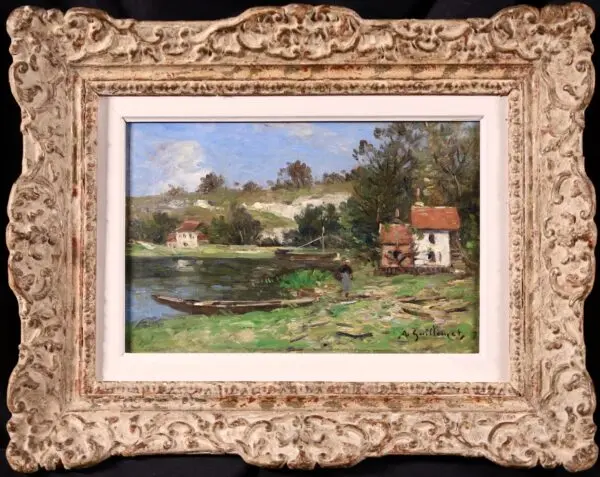 Femme au bord de la rivière - Buy Fine Paintings Online