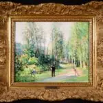 Children playing on a country lane thumbnail