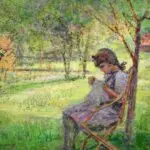 Fillette à la couture thumbnail