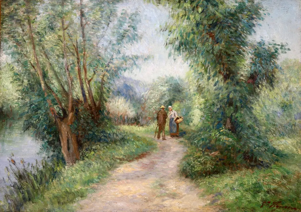 Au bord de la rivière - Buy Fine Paintings Online