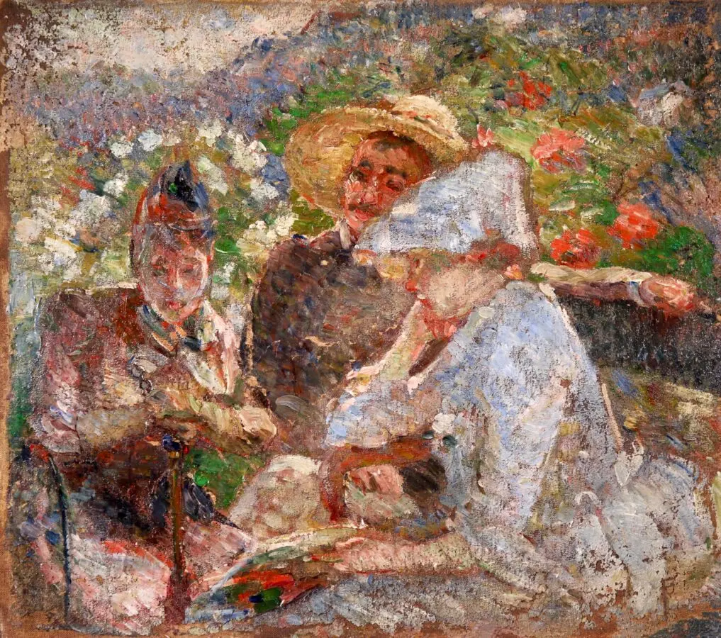 Sur la terrasse à Sèvres - Buy Fine Paintings Online