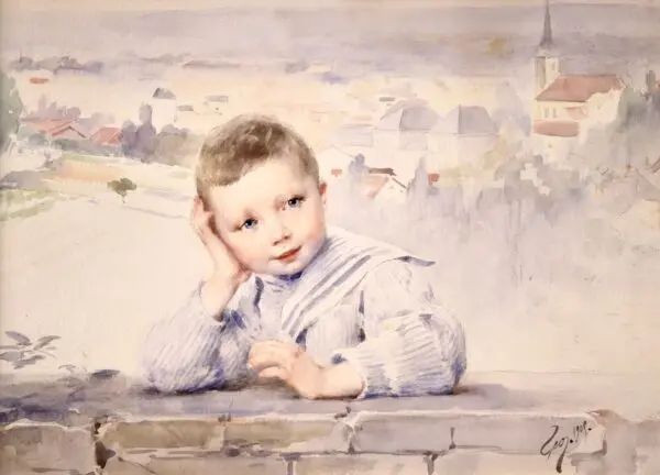 Un jeune garçon - Buy Fine Paintings Online