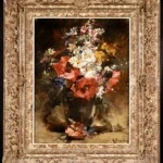 Bouquet des fleurs dans un vase thumbnail