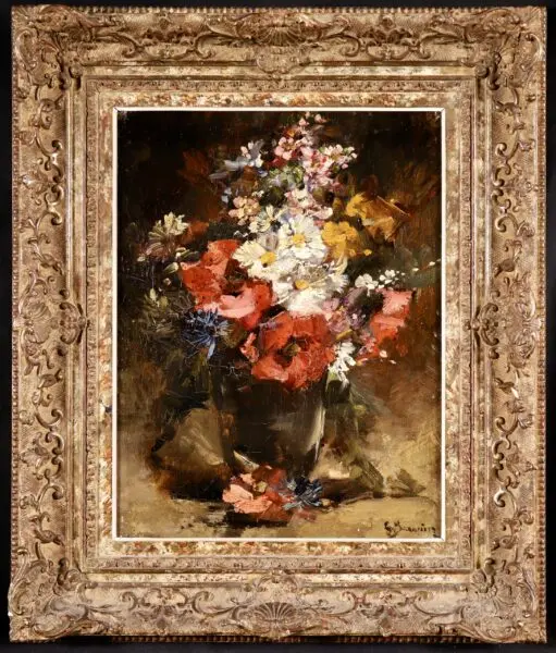 Bouquet des fleurs dans un vase - Buy Fine Paintings Online
