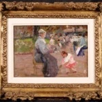 Elegantes dans un parc thumbnail