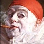 Pierrot fumant une cigare thumbnail