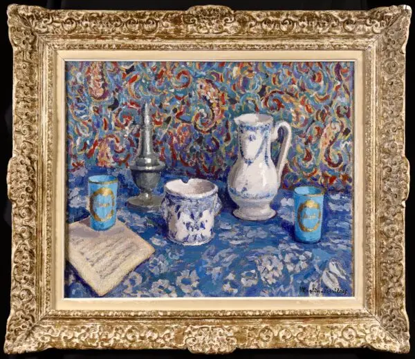 Nature morte en bleu - Buy Fine Paintings Online