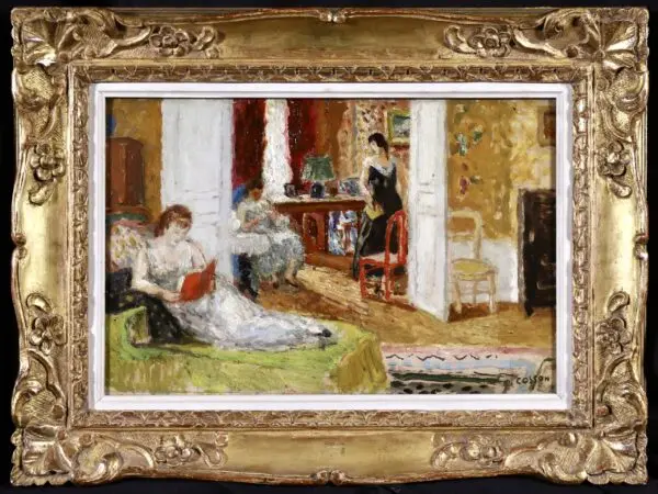 Femmes dans un interieur - Buy Fine Paintings Online