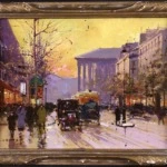 Boulevard de la Madeleine au crepescule thumbnail