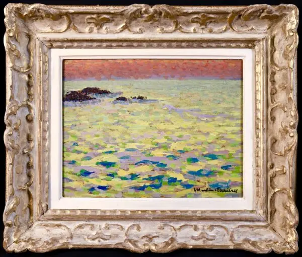 Coucher de soleil sur la mer - Buy Fine Paintings Online