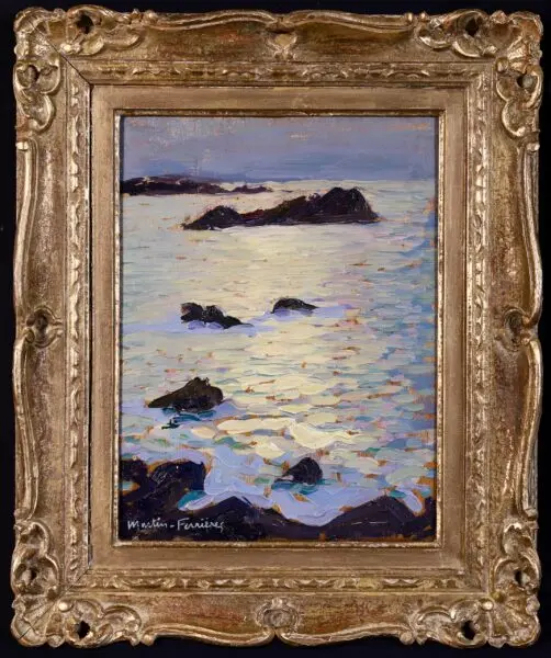Bord de mer au clair de lune - Buy Fine Paintings Online
