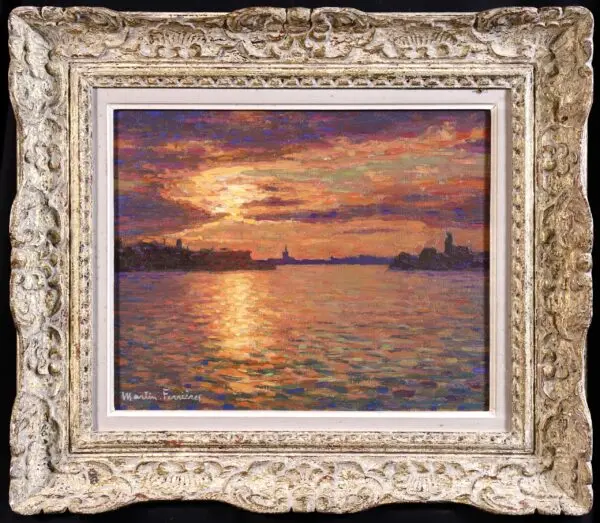 Coucher de Soleil – Amsterdam - Buy Fine Paintings Online