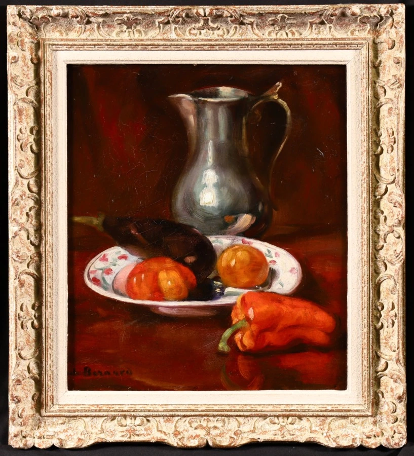 レオン・デ・スメット、NATURE MORTE AUX FRUITS ET FE File:Nature morte aux pommes et aux oranges, par Paul