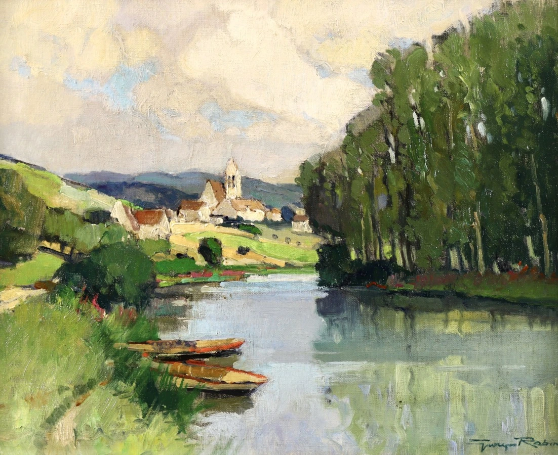 Saint-Aubin-sur-Yonne - Buy Fine Paintings Online