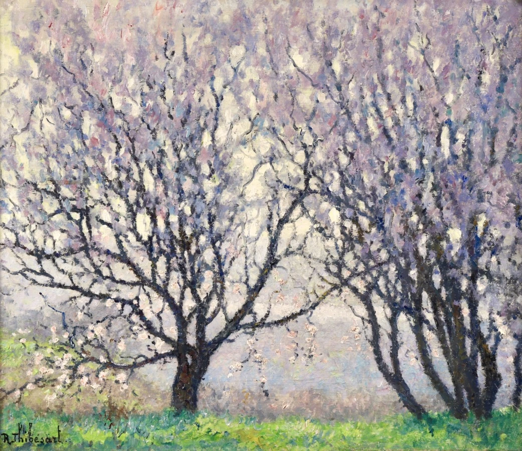 Cerisiers en fleurs - Buy Fine Paintings Online