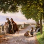 Laveuses sur la promenade de Morges – Lac Lemann thumbnail