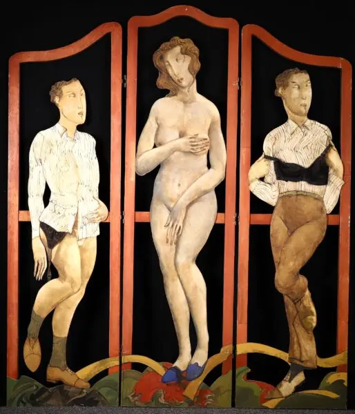 Trois nus en sous-vêtements - Buy Fine Paintings Online