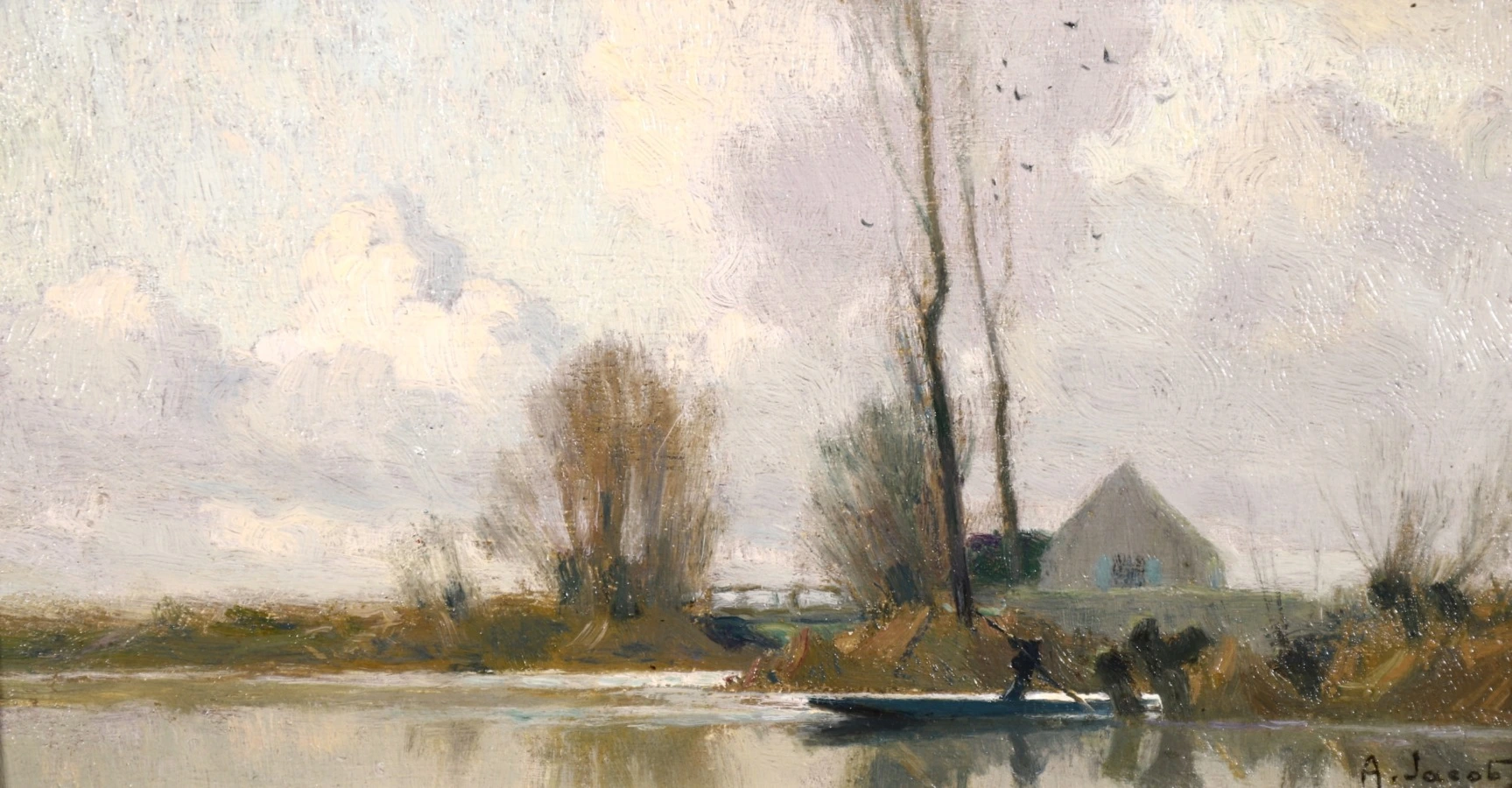 Paysage de marais - Buy Fine Paintings Online
