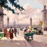 Flower seller at the Pont Alexandre III – Paris thumbnail